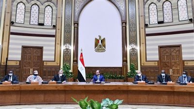  شاهد.. رسائل السيسي لرؤساء المحاكم الدستورية والعليا الأفارقة