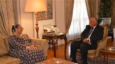 ناقشا ملف سد النهضة.. وزير الخارجية يستقبل مبعوثة سكرتير الأمم المتحدة للقرن الإفريقي