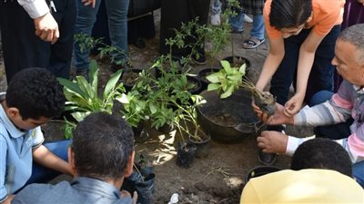 مياه الفيوم تنظم معسكرا بيئيا بمشاركة 11 مدرسة ابتدائية 