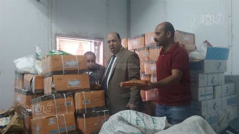 ضبط نصف طن لحوم ودواجن