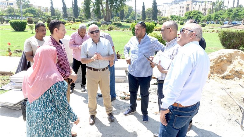 تشجير جامعة المنصورة