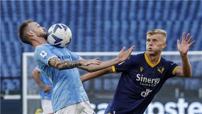 لاتسيو يفوز على فيرونا 0/2 في الدوري الإيطالي 