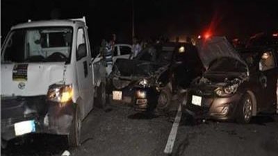 مصرع سيدة وإصابة 4 آخرين صدمتهم سيارة ربع نقل بالحوامدية