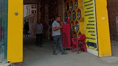 تشميع مركز صيانة للسيارات بدون ترخيص في الشرقية