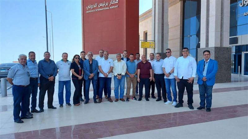 وفد شركة مصر للطيران