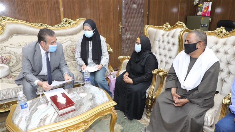 محافظ المنوفية والحالات