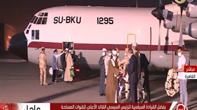 بث مباشر.. الجالية المصرية في أفغانستان تصل أرض الوطن