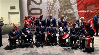 البعثة المصرية تزين حفل افتتاح بارالمبياد طوكيو 2020 | صور