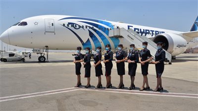 مصر للطيران تنقل 20 ألف راكب على متن 167 رحلة