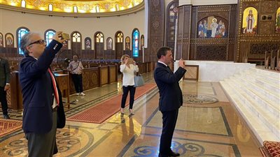 وزير خارجية صربيا يتفقد مشروعات العاصمة الإدارية الجديدة | صور