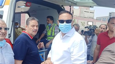 رفع رواكد معرض ميت غمر وتطعيم العاملين بالجهاز الإداري بالدقهلية|صور