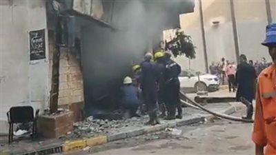 إخماد حريق نشب داخل مطعم في مدينة 6 أكتوبر