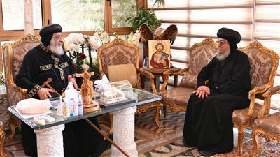 أقباط إسنا يحتفلون بعيد استشهاد الأنبا أمونيوس بدير الشهداء جنوب الأقصر