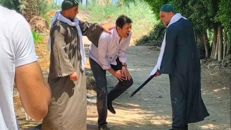 أحمد وفيق خلال مشهد