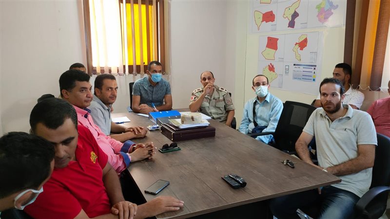 وفد جامعة المنصورة