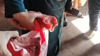 ضبط 4 طن لحوم فاسدة و8.5 طن دقيق مهرب بالشرقية 