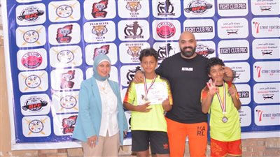 نجلا النائبة إيمان الألفي يفوزان بالميدالية الذهبية والفضية ببطولة كأس مصر للجوجيتسو