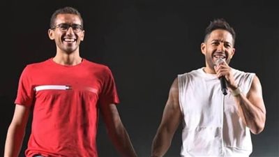 رسالة دعم من حماقي لأحمد الجندي بطل الخماسي الحديث