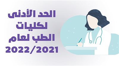 الحد الأدنى لكليات الطب لعام 2021/2022 | انفوجراف