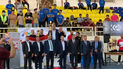 الكيك بوكسينج يحصد المركز الأول في البطولة العربية بالعراق| صور