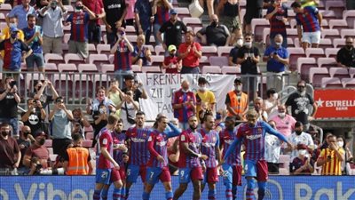 برشلونة يحقق فوزا صعبا على خيتافي 2/1 في الليجا