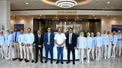 محافظ أسوان يتفقد أول مركز لخدمات مصر على مستوى الجمهورية | صور