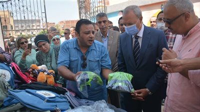 محافظ القليوبية يفتتح معرضا جديدا لـ«أهلًا مدارس» بشبين القناطر