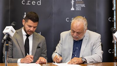 cred توقع عقد الرعاية البلاتيني لمهرجان القاهرة للدراما مع نقابة المهن التمثيلية