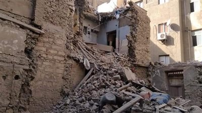 استدعاء مالك عقار تعرض لانهيار جزئي في روض الفرج لسماع أقواله