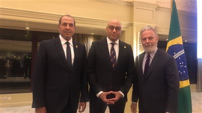 مباحثات بين غرفة القاهرة والسفارة البرازيلية لزيادة التبادل التجاري والاستثماري