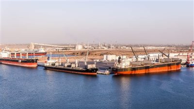 حركة الصادر 20 ألف طن.. تداول 32 سفينة بضائع متنوعة بميناء دمياط 