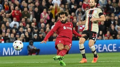 محمد صلاح يسجل هدف ليفربول الأول في مرمى أياكس