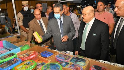 محافظ الغربية يفتتح معرض أهلا مدارس بطنطا|صور