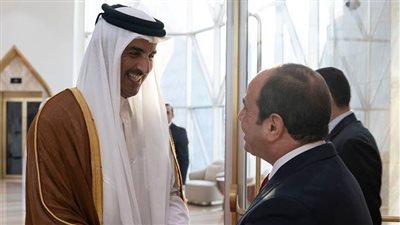 اليوم، قمة مصرية قطرية بالقاهرة 