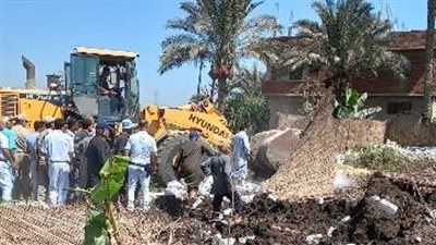 إزالة أبنية مخالفة على 23 فدان أملاك دولة بالشرقية 