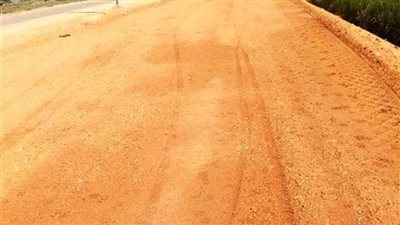 رصف وتوسعة طريق فاقوس - أبو شلبي بالشرقية 