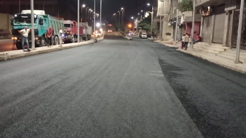 رصف الطرق بالجيزة