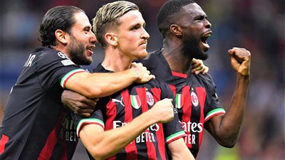 ميلان يهزم دينامو زغرب بثلاثية في دوري أبطال أوروبا