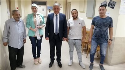 نائب رئيس جامعة الأزهر يتفقد اختبارات القدرات بمعهد التمريض | صور
