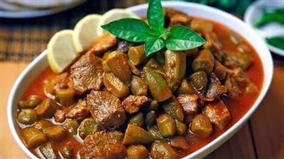 طريقة عمل البامية فى طاجن بالفرن