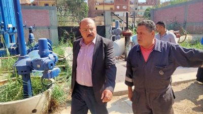 رئيس مياه القناة يتفقد مواقع العمل بالإسماعيلية | صور