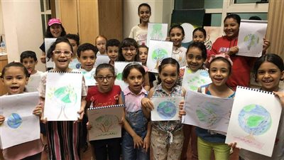ورش فنية بقصر ثقافة الطفل بدمنهور ضمن احتفالات اليوم العالمي لتغير المناخ |صور 