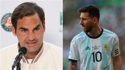 ميسي يوجه رسالة إلى فيدرر بعد اعتزاله التنس