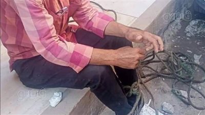 استغل انشغال الأهالي بصلاة الجمعة..علقة موت للص الدراجات في طنطا