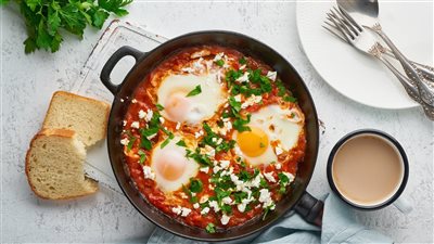 طريقة عمل الشكشوكة أسرع وأرخص أكلة للفطار والعشا 