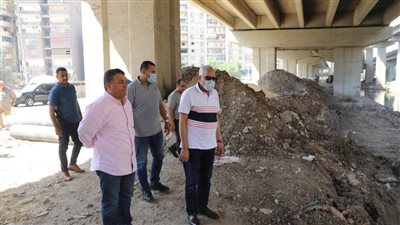 محافظ الجيزة يعاين أعمال التطوير بترعة المريوطية | صور