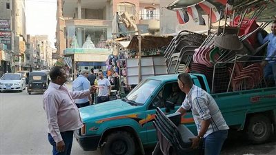 حملات موسعة لإزالة الإشغالات بالجيزة 