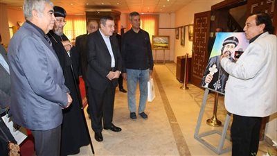 افتتاح معرض الفنان عماد الفايد بالمركز الثقافي القبطي الأرثوذكسي