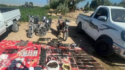 القضاء على بؤرة إجرامية لتجارة المخدرات ومصرع المتهم الرئيسي بسوهاج 