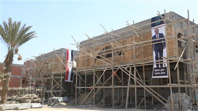 محافظ المنوفية يتفقد إنشاءات الوحدة الصحية ومركز تنمية الأسرة بكفر عشما